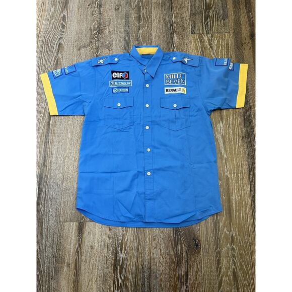 Renault formula one mild seven button up shirt - Picture 2 of 5